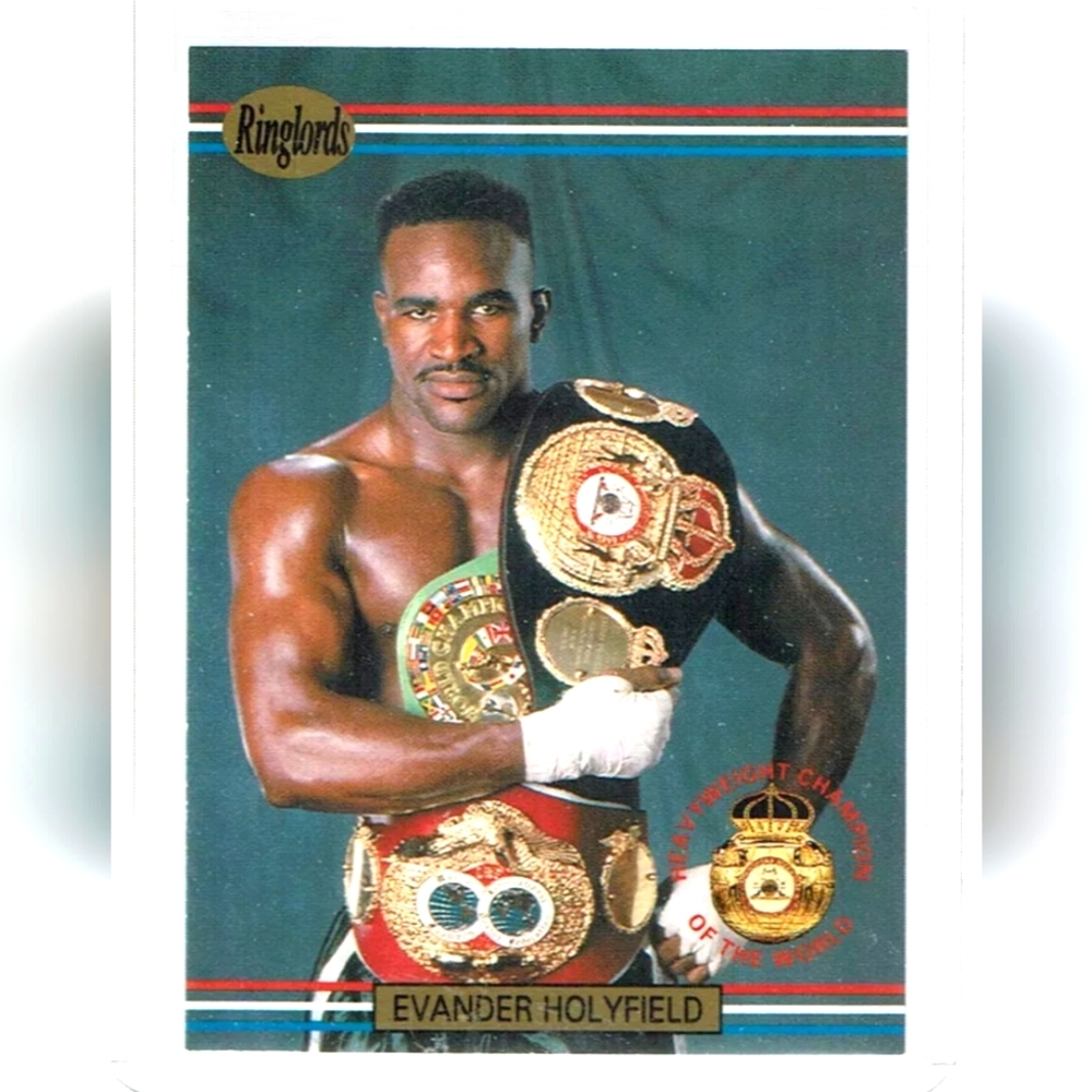 Evander Holyfield 🥊 Boxing Trading Card RingLords #1 🔥 The Real Deal